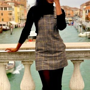 Brown/Black skirt Romper